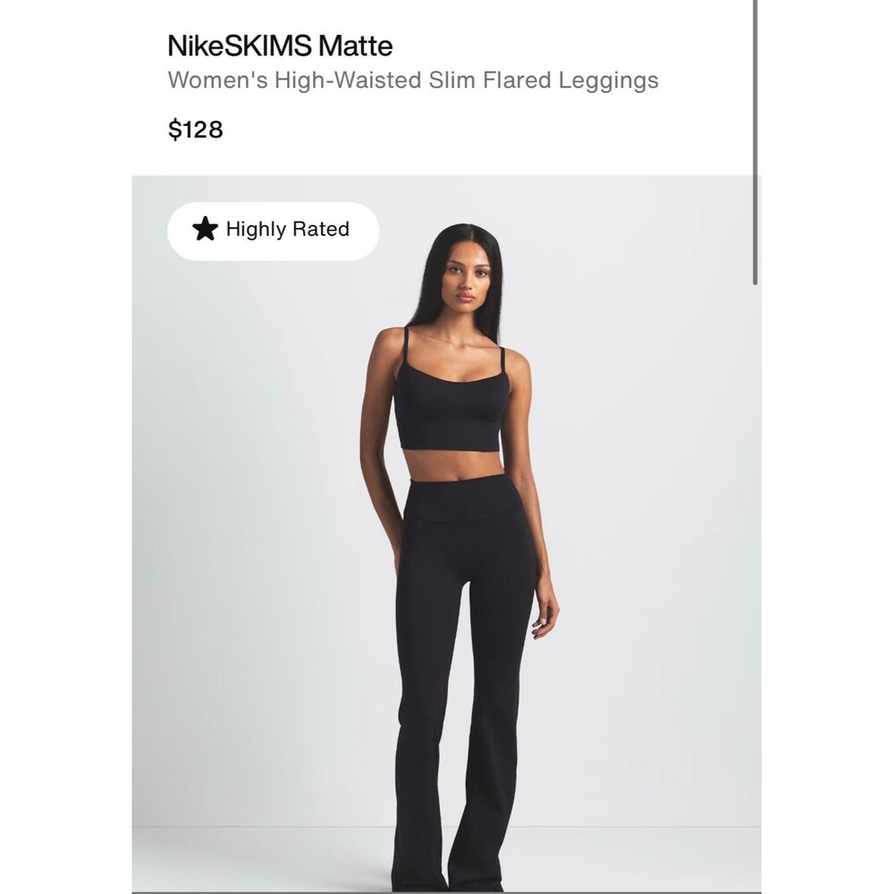 NIKE SKIMS Matte slim flare legging - Picture 2 of 8